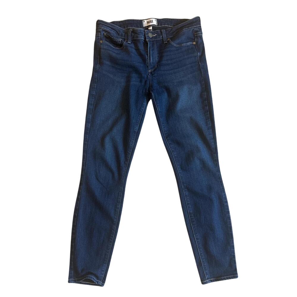 Paige Dark blue skinny jeans denim